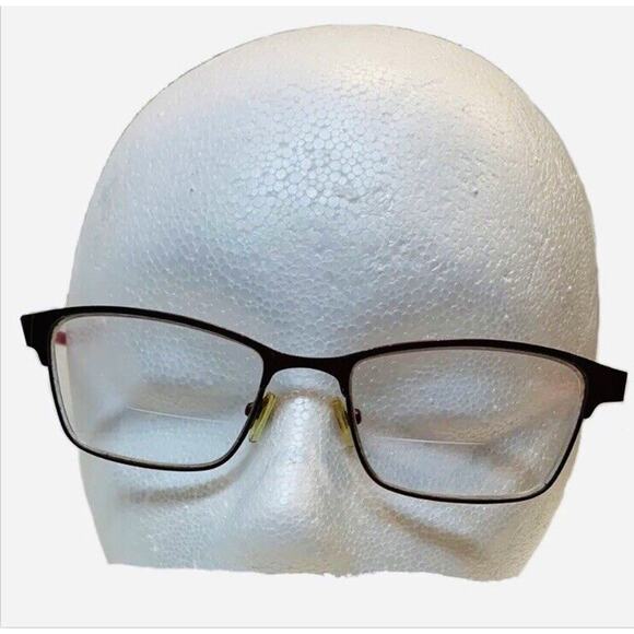 Eyeglass Frames Womens Golden Gate Red Plastic Metal Flexing Arms Square Glasses - Picture 1 of 8